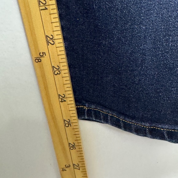 Everlane The High Rise Skinny Jean Dark Wash Sz 28 Crop Classic Chic Minimalist - Picture 13 of 14